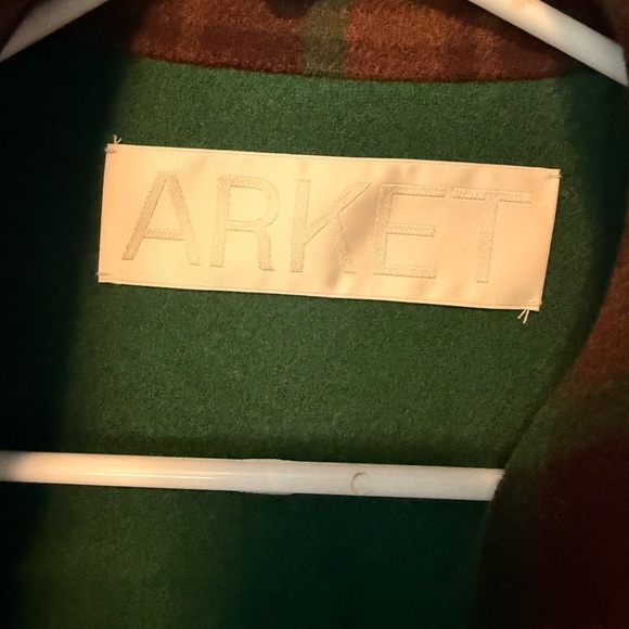 ARKET Plaid Button-Up Jacket - 38/6 - Picture 7 of 9